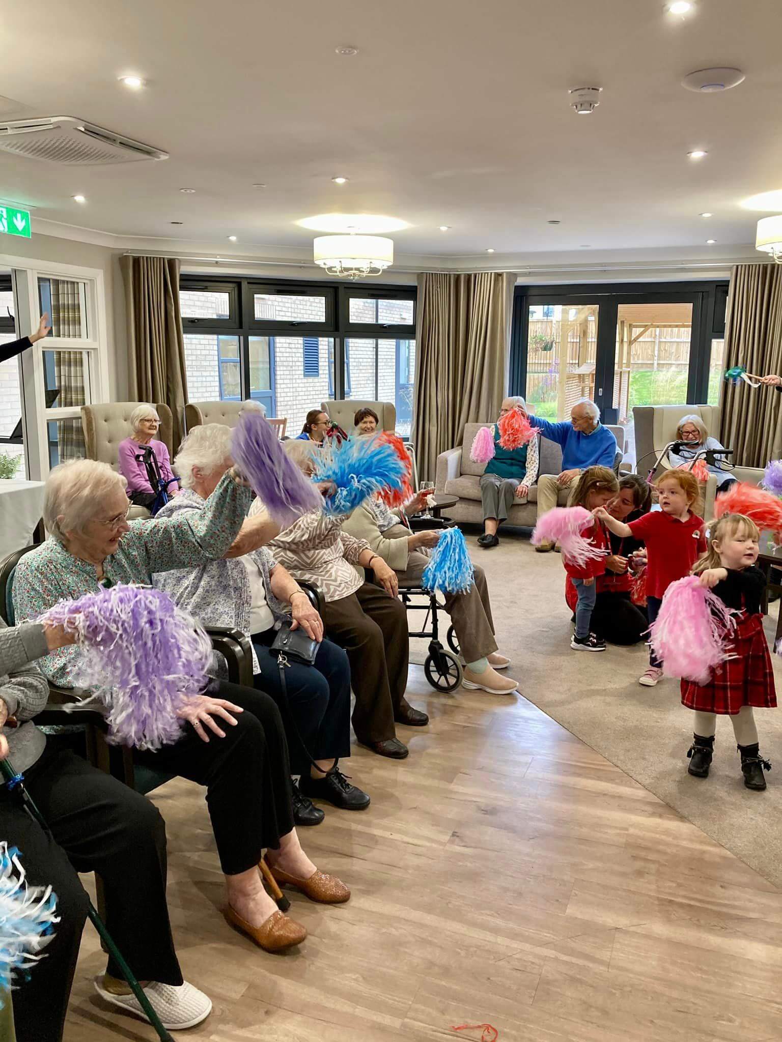 Little Rainbows Nursery Visit The Mayfield Care Home