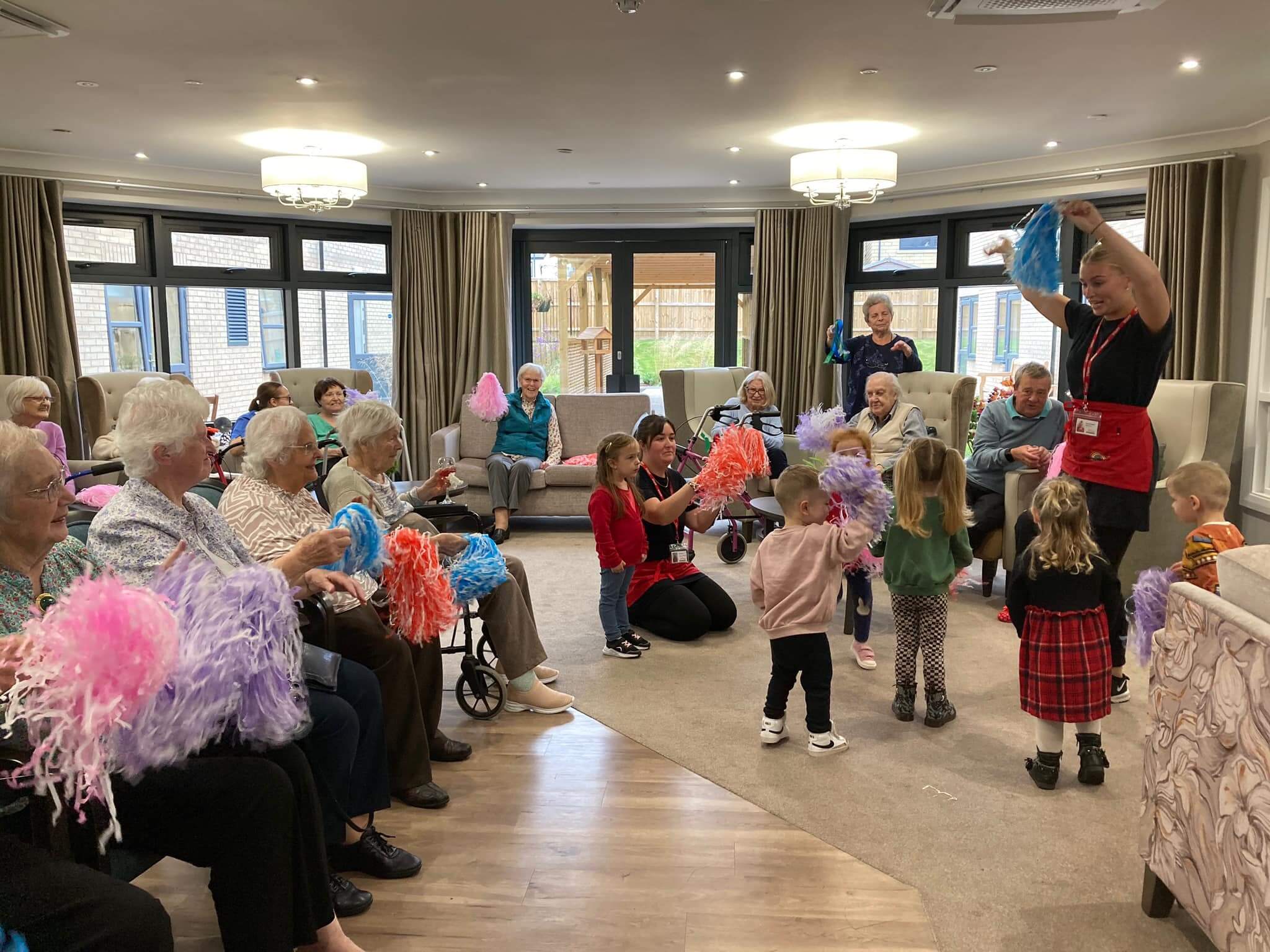 Little Rainbows Nursery Visit The Mayfield Care Home