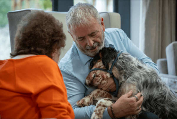 Al the english setter at the mayfield care home in Whitby